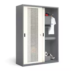 Techmark sports equipment cabinets are extremely functional, capacious and robust metal cabinets.